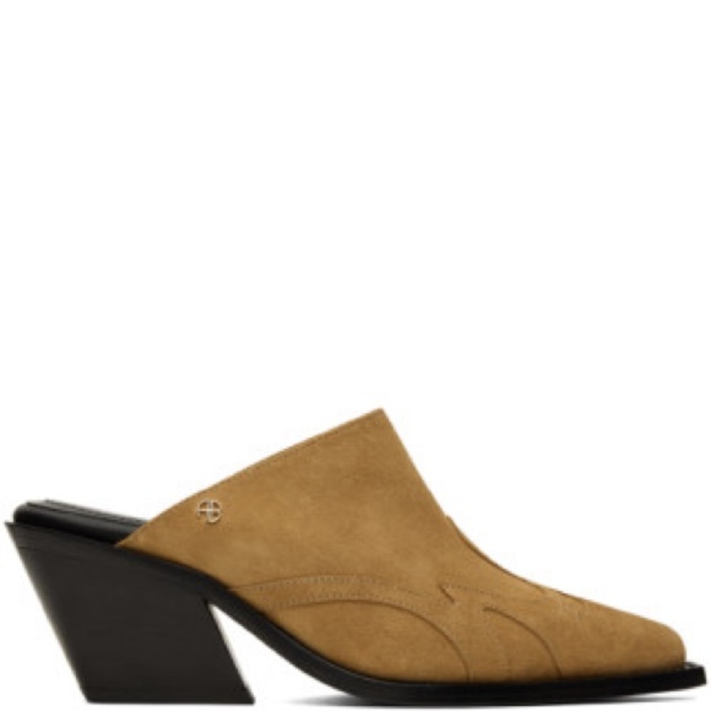 ANINE BING - Brown Suede Tania Mules